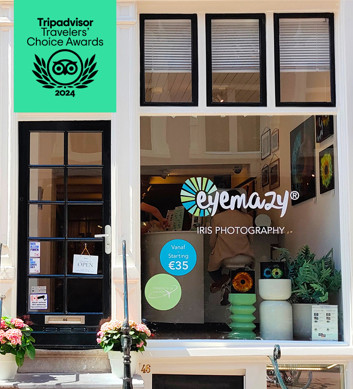 Eyemazy storefront in Nieuwe Spiegelstraat, Amsterdam