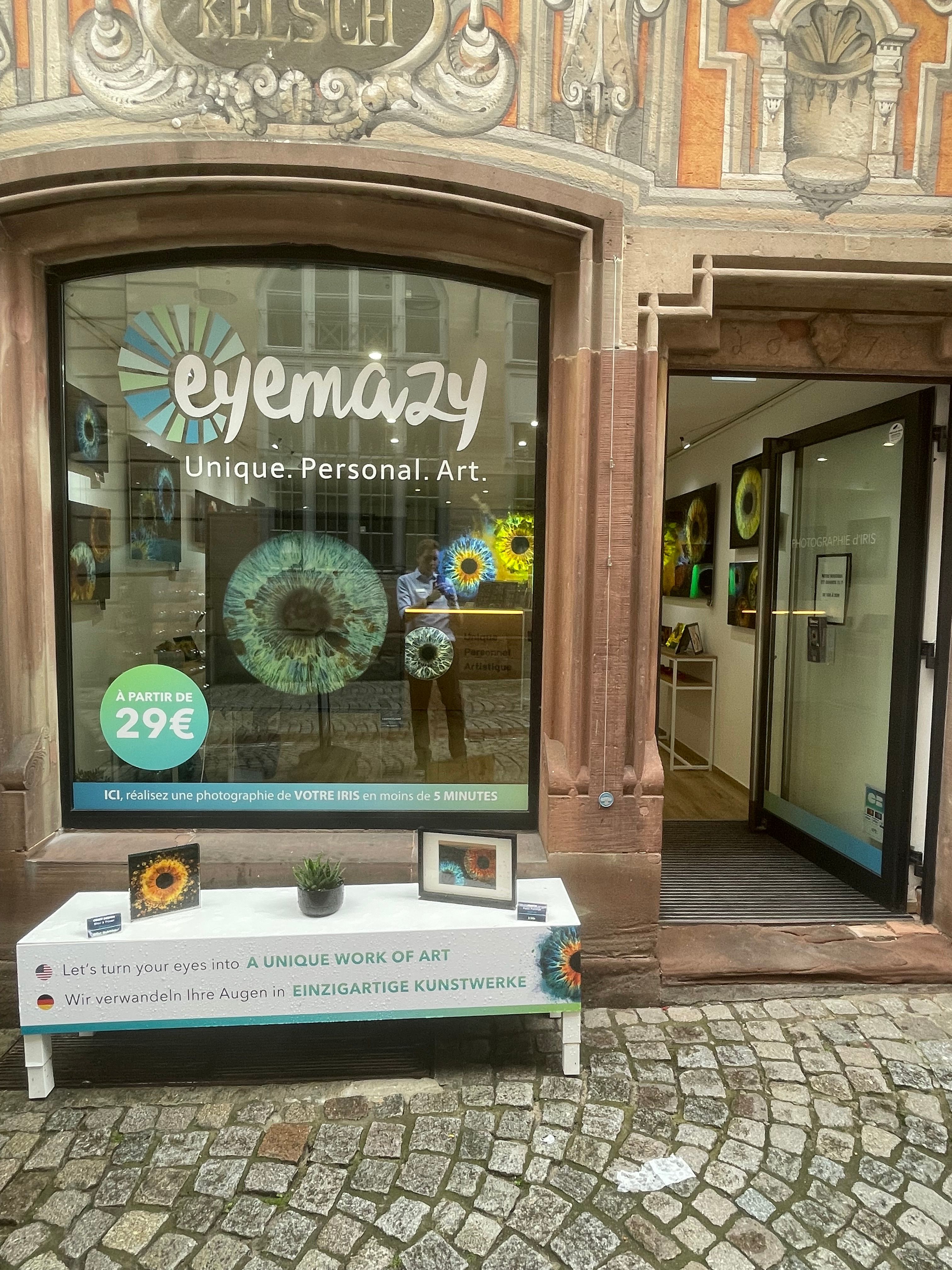 Signage of Eyemazy store in Strasbourg